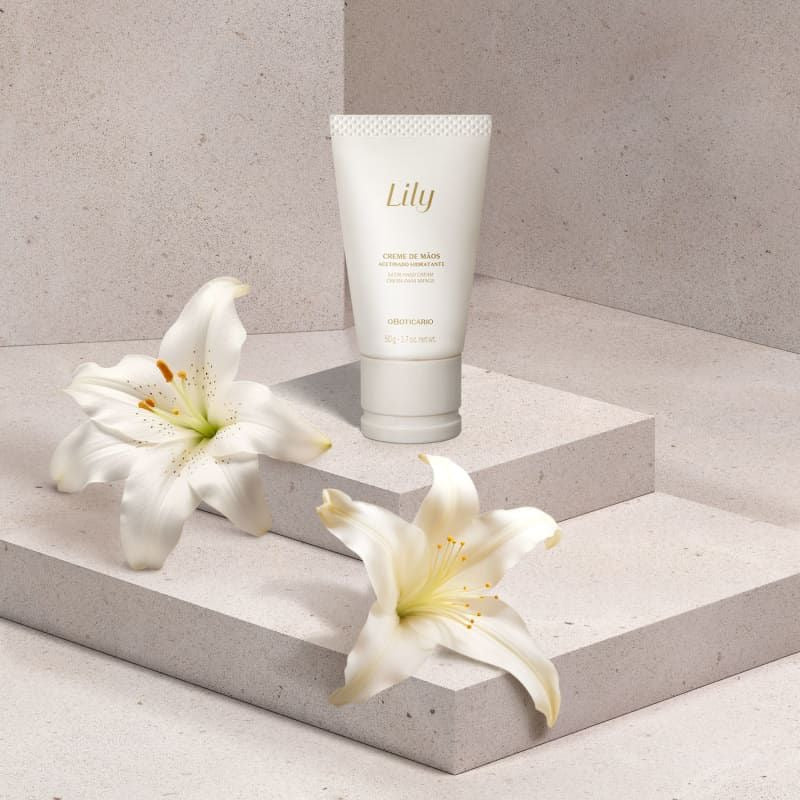 Creme de Mãos Acetinado Hidratante Lily, 50g