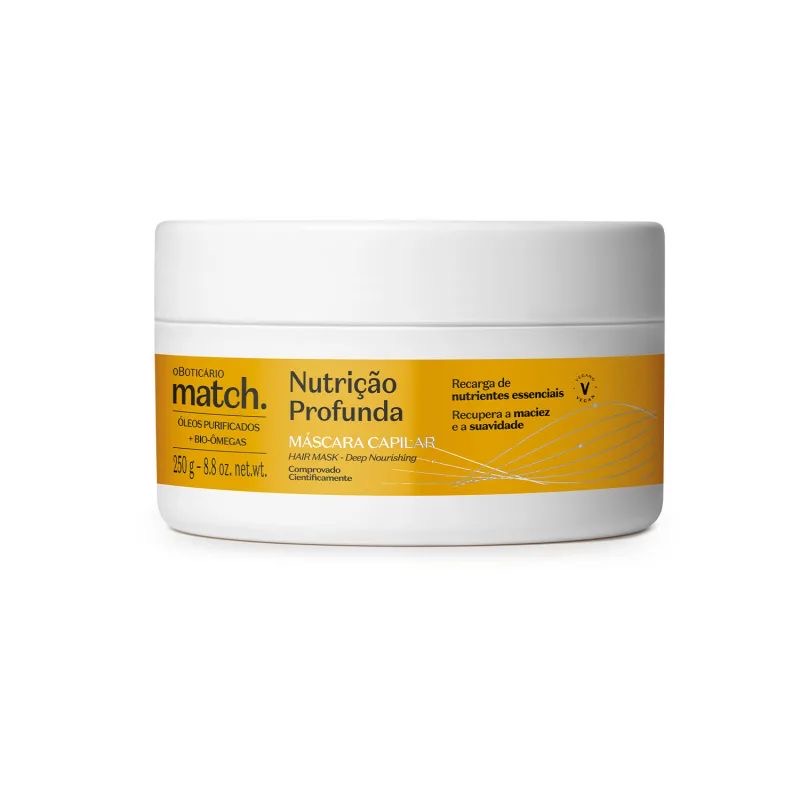Match Máscara Nutrição Profunda, 250G