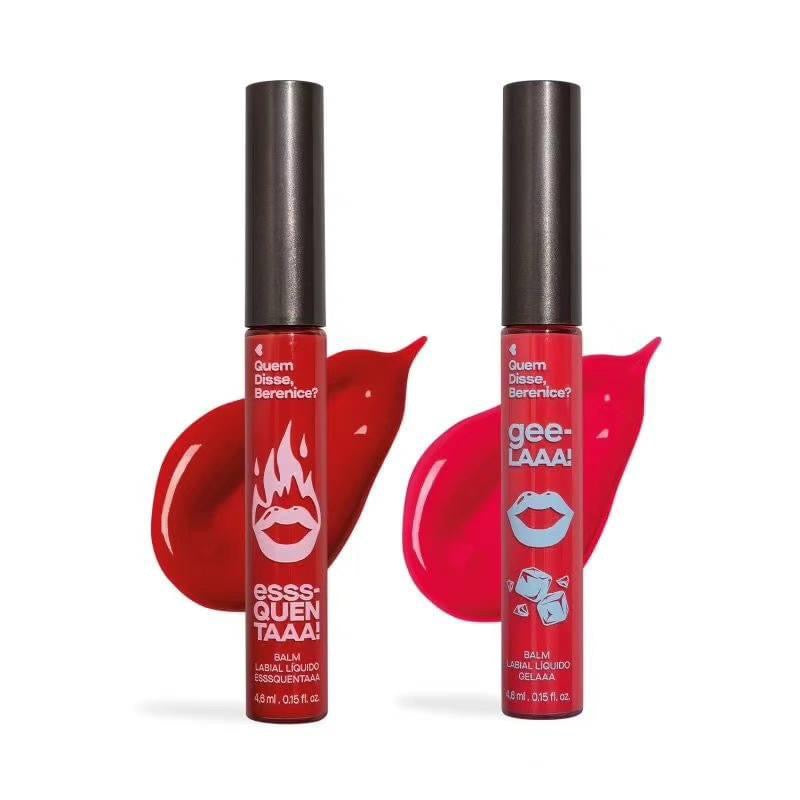 Bálsamo Labial Líquido Rosa Glacial Gela, 4,6ml