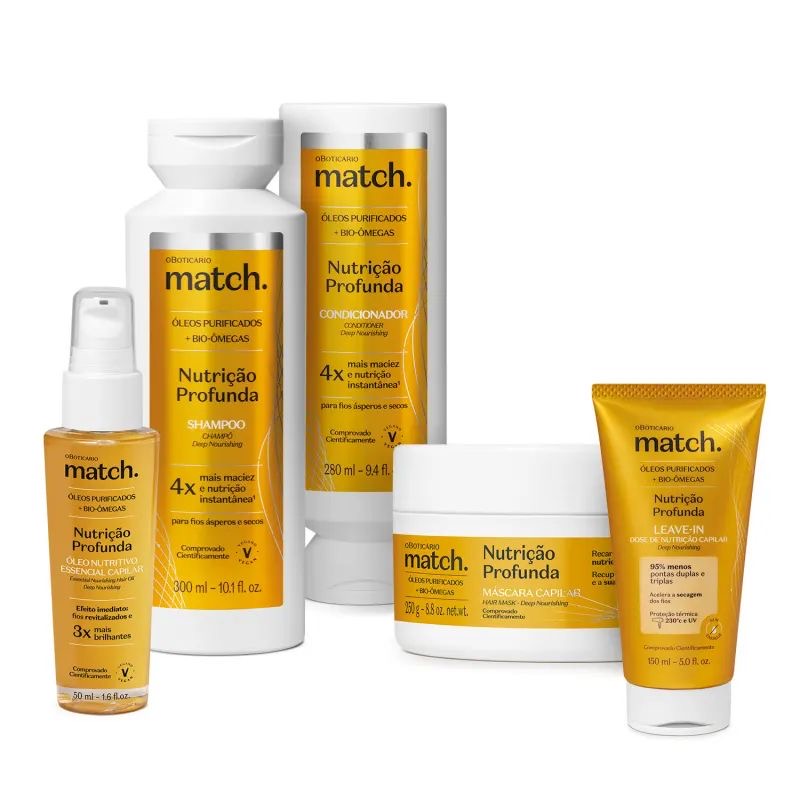 Match Máscara Nutrição Profunda, 250G