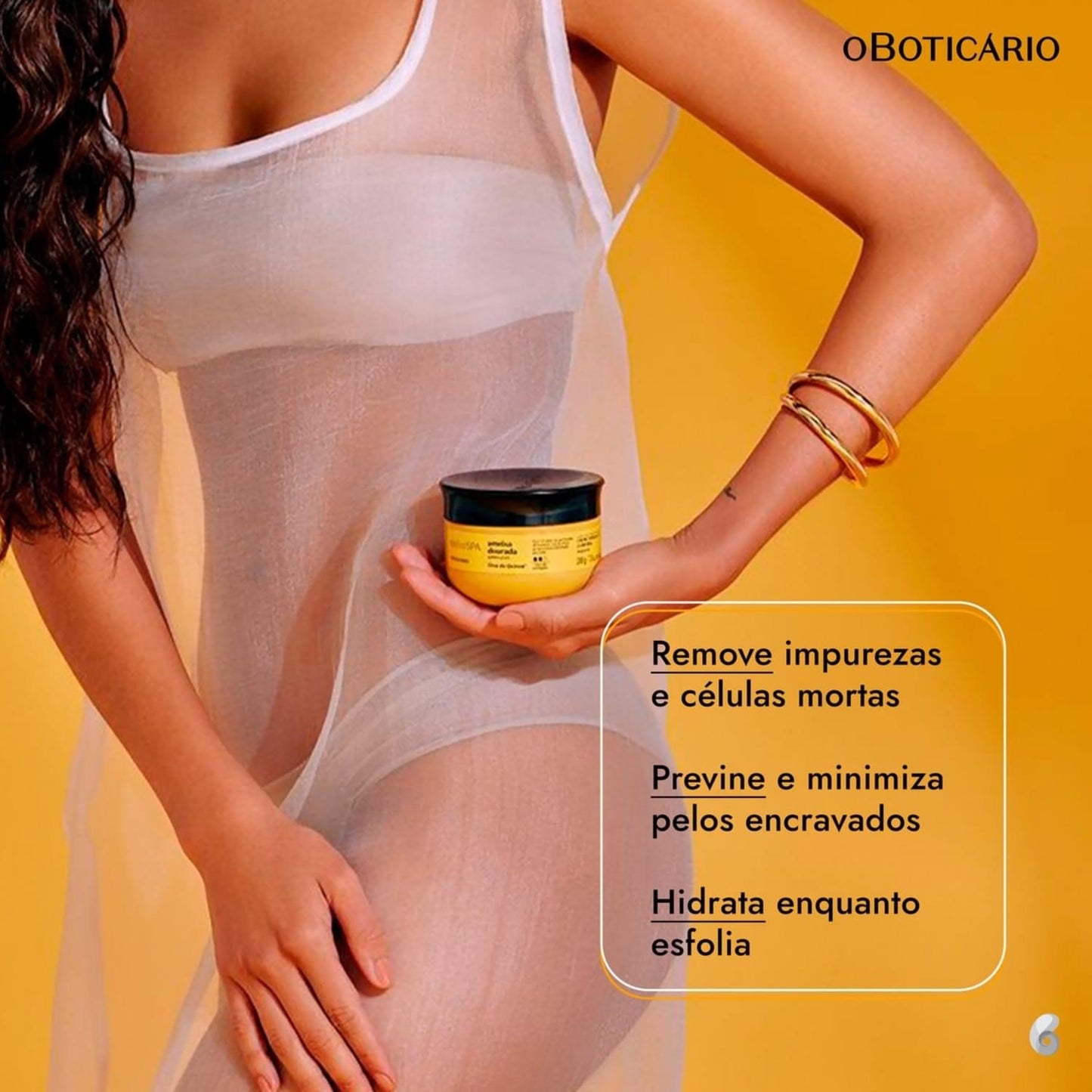 Creme Esfoliante Corporal Nativa Spa Ameixa Dourada, 200g