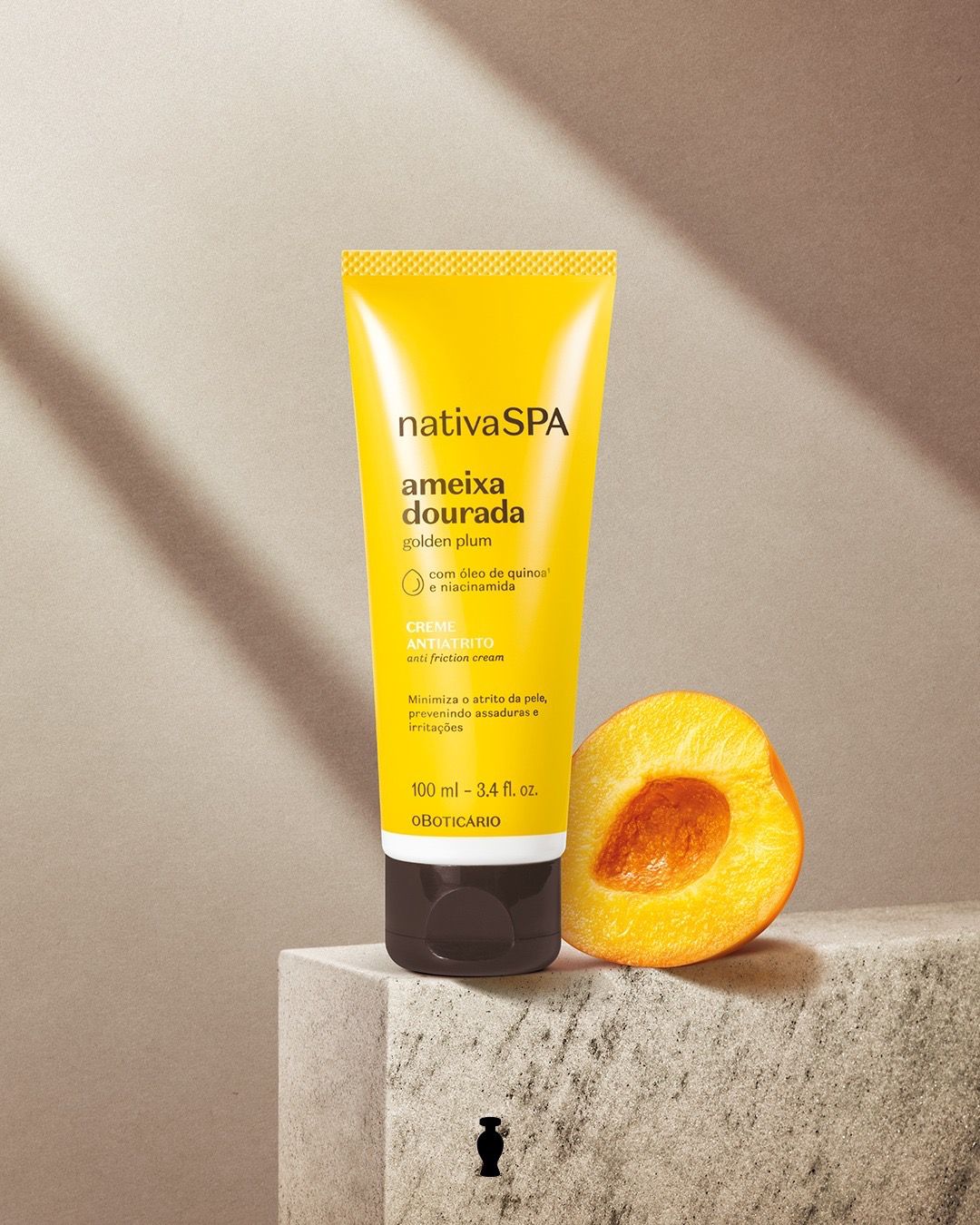 Creme Corporal Antiatrito Nativa Spa Ameixa Dourada, 100ml- Edição Limitada