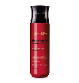 Nativa Spa Body Splash Morango Ruby, 200ml