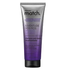 Match Shampoo Anti-Idade Desamarelador Juventude dos Fios, 250ml