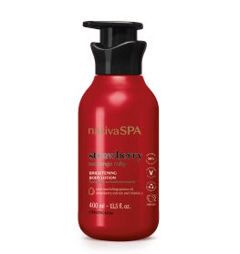Nativa Spa Loção Corporal Hidratante Morango Ruby, 400ml