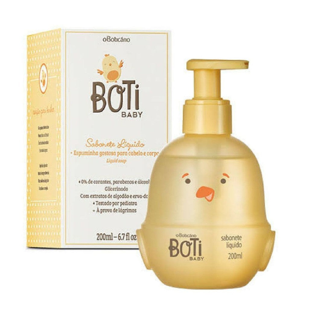 Boti Baby Sabonete Líquido Corpo e Cabelo, 200ml