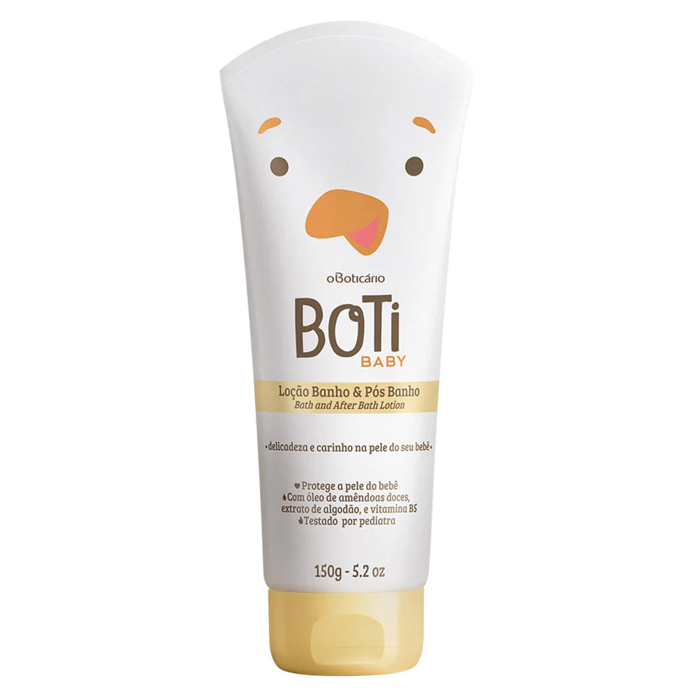 Boti Baby Lotion hydratante pour le bain et après le bain, 150 g