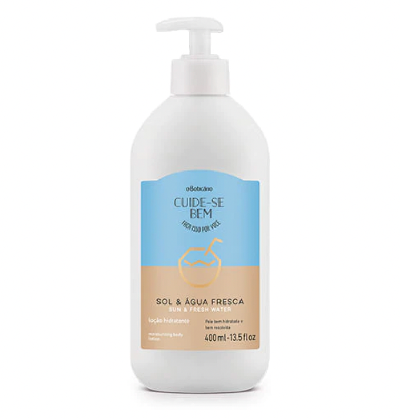 Cuide-se Bem Loção Hidratante Sol & Água Fresca 400 ml