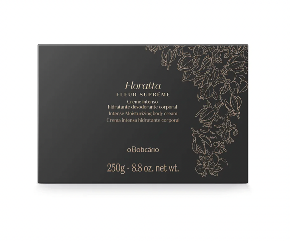 Floratta Fleur Suprême Satin Hydratant pour le corps, 250 g