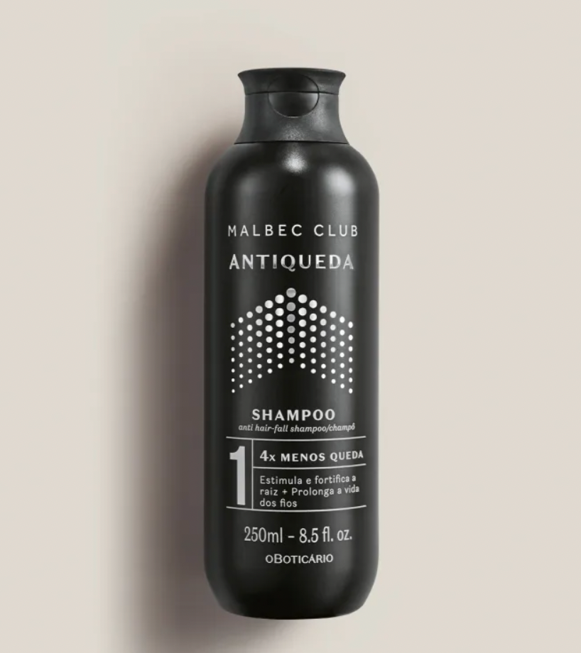 Malbec Club Shampoo Antiqueda, 250 ml