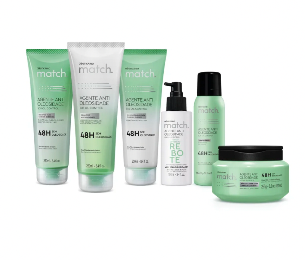 Match Shampoo a Seco Antioleosidade, 150ml