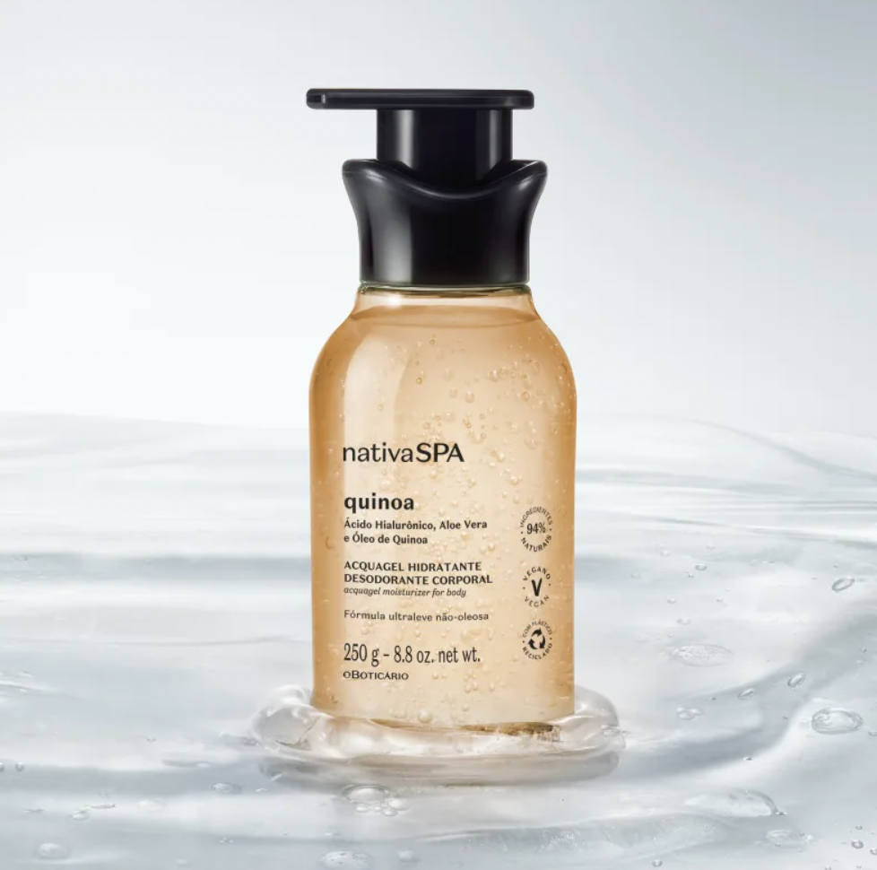 NSPA Loção Acquagel Hidrantante Quinoa, 250ml