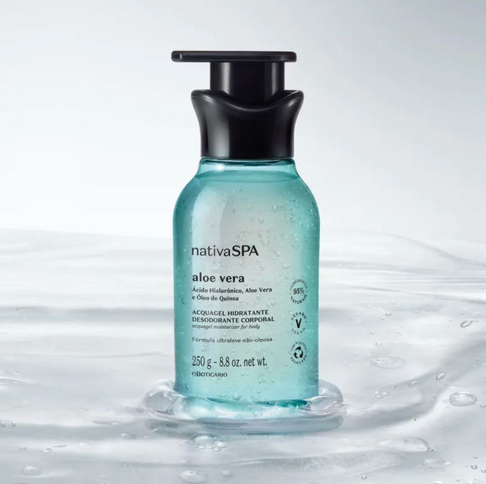 NSPA Acquagel Lotion Corporelle Hydratante Aloe Vera, 250 ml