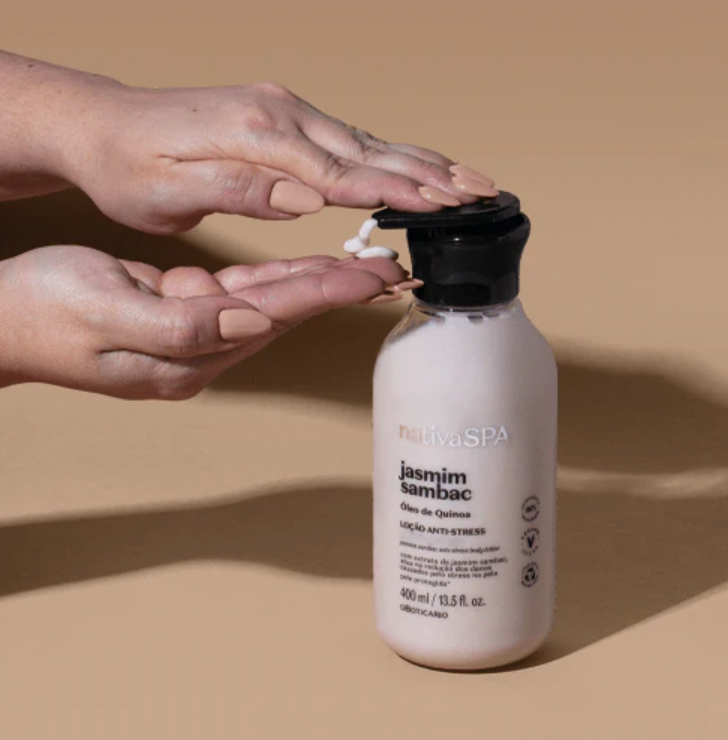 NSPA Loção Hidratante Corporal Jasmim Sambac, 400ml