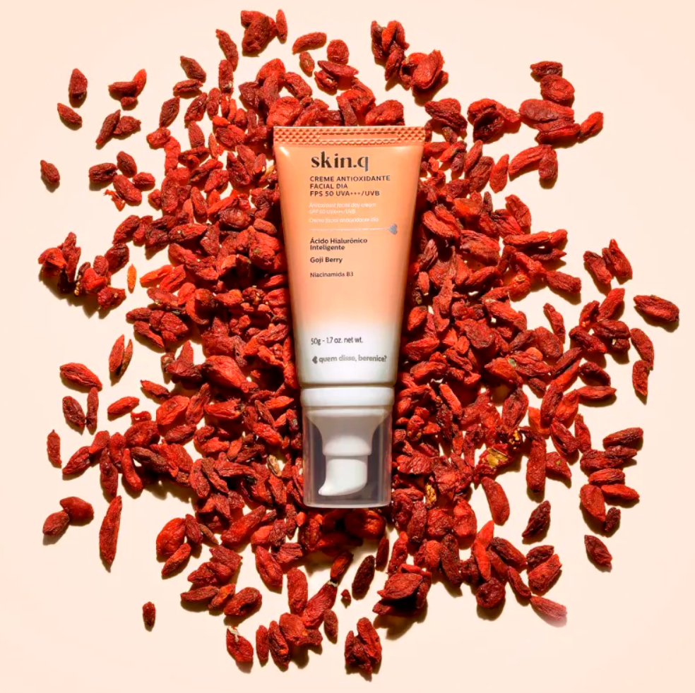 QDB Skin.Q Crème de jour antioxydante pour le visage SPF50, 50g