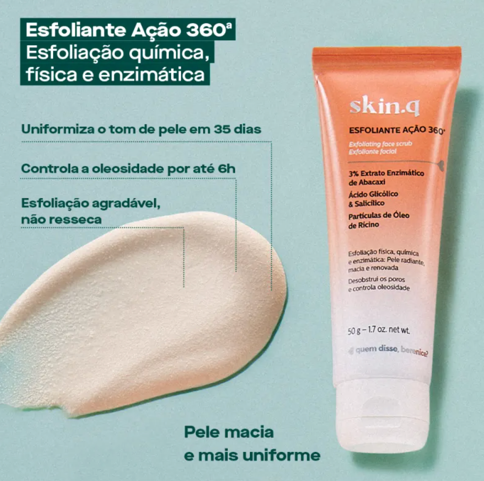 QDB Skin.Q Action Exfoliante 360º, 50g