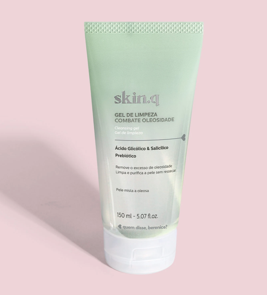 Gel nettoyant anti-huile QDB Skin.Q, 150 ml
