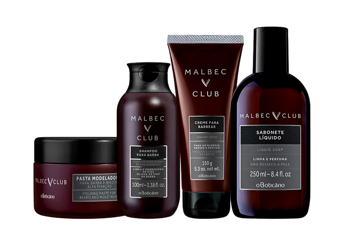 Malbec Club Shampoo para Barba, 100 ml