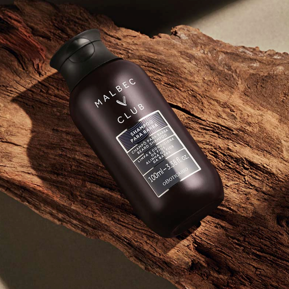 Malbec Club Shampoo para Barba, 100 ml