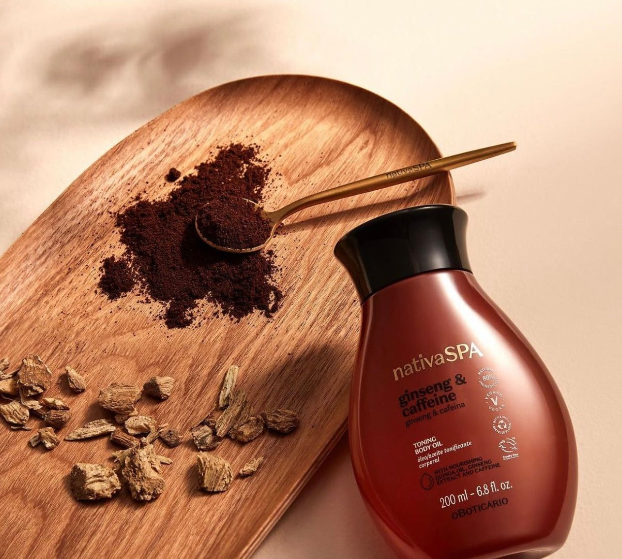 NSPA Ginseng & Cafeína Óleo Hidratante 200ml