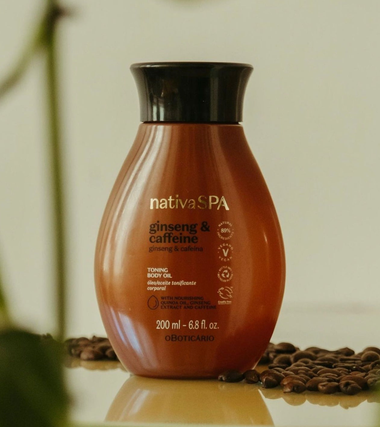NSPA Ginseng & Cafeína Óleo Hidratante 200ml