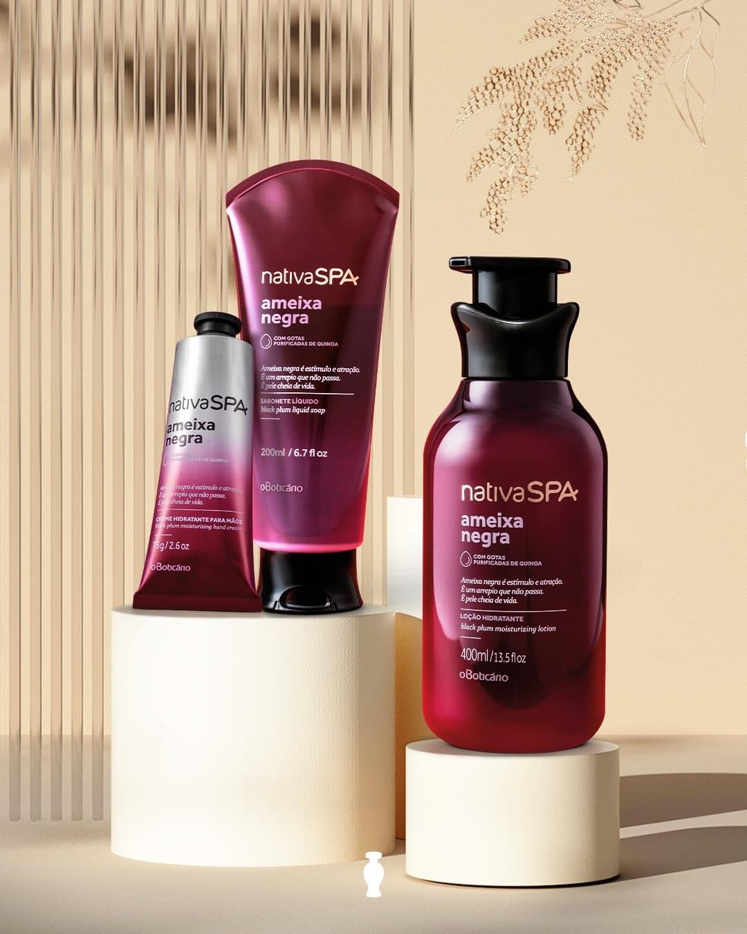 NSPA Lotion pour le corps hydratante à la prune noire, 400 ml