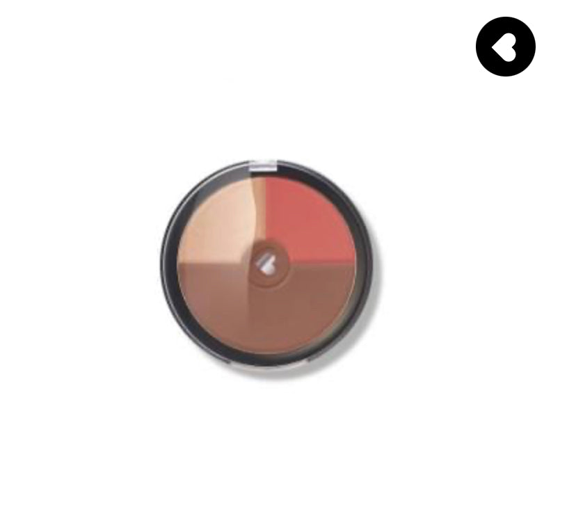 QDB Pó Compacto Facial Multiefeitos Napolitano, 18g