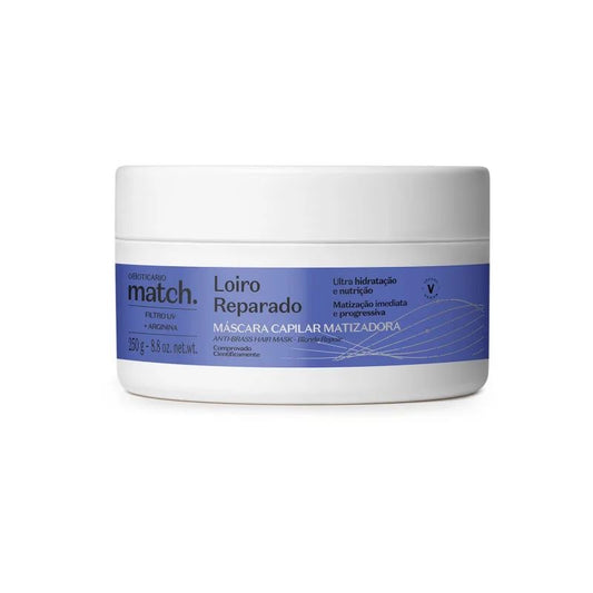 Match Máscara Matizadora Loiro Reparado, 250G