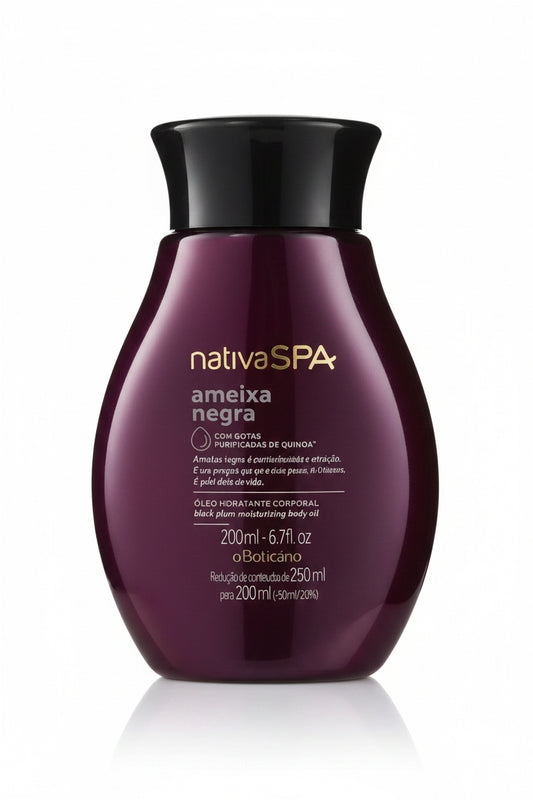 Óleo Glorioso de Banho Nativa Spa Ameixa
Negra, 200ml