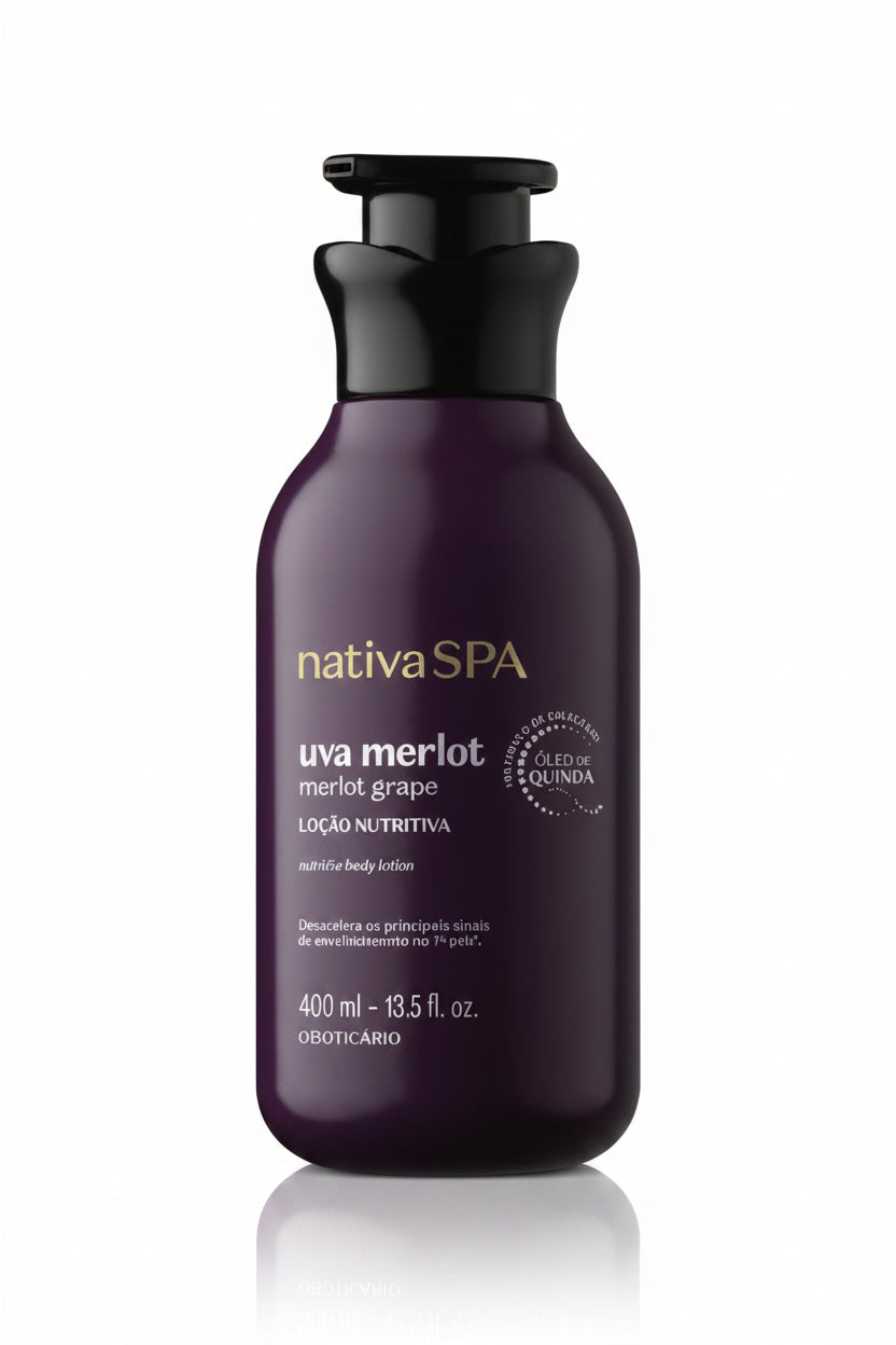 Loção Hidratante Corporal Nativa Spa Uva
Merlot 400ml