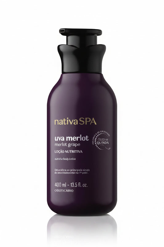 Loção Hidratante Corporal Nativa Spa Uva
Merlot 400ml