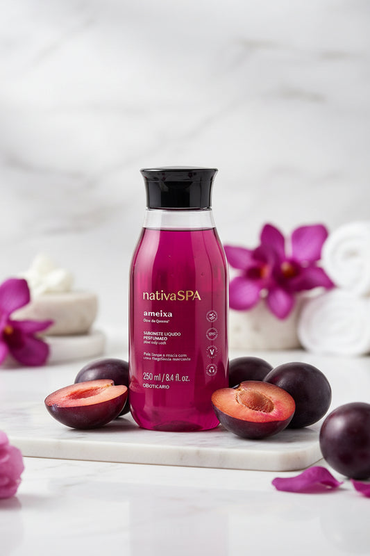 Sabonete Líquido Perfumado Nativa Spa
Ameixa, 250ml