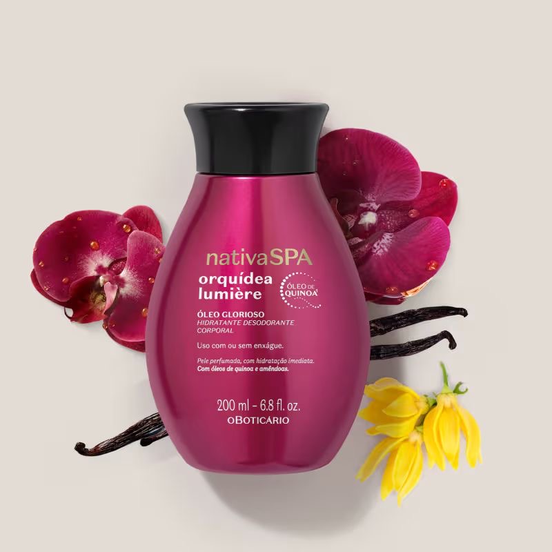 Óleo Glorioso de Banho Nativa SPA Orquídea
Lumière 200ml