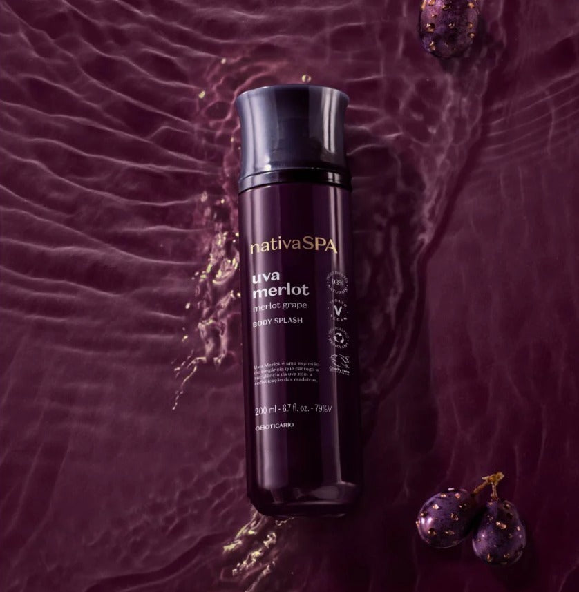 Body Splash Nativa Spa Uva Merlot, 200ml