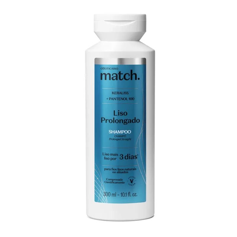 Match Shampoo Liso Prolongado, 300ml