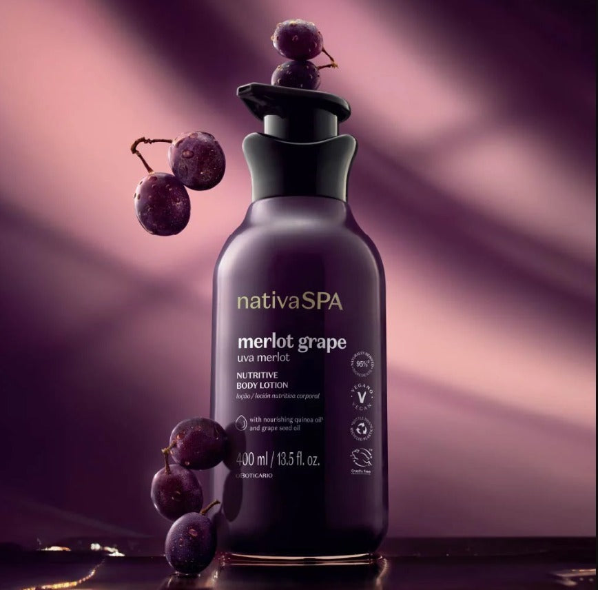 Loção Hidratante Corporal Nativa Spa Uva
Merlot 400ml