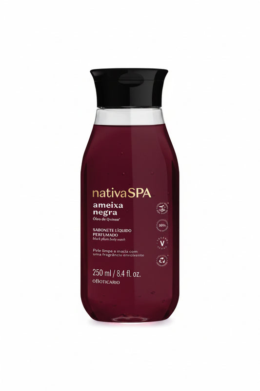 Sabonete Líquido Perfumado Nativa Spa
Ameixa Negra, 250ml