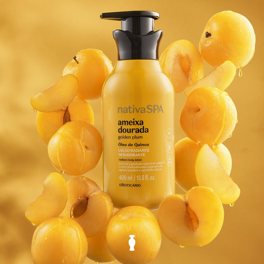 Nativa Spa Lotion hydratante pour le corps Golden Plum, 400 ml 