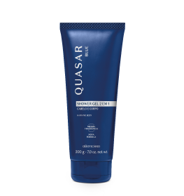 Quasar Blue Shower Gel Cabelo e Corpo, 200g