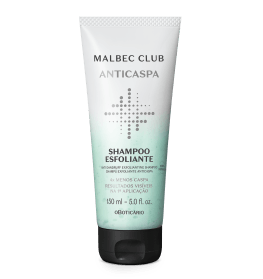 Shampoo Esfoliante Anticaspa Malbec Club, 150ml