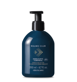 Hydratant pour le corps Malbec Club, 200 ml 