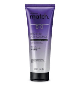 Match Condicionador de Definição Respeito aos Cachos, 250ml