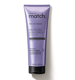 Match Shampoo Proteção dos Loiros, 250ml