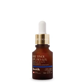 Retinol Puro 0,3% Sérum de Alta Potência, Botik, 15ml