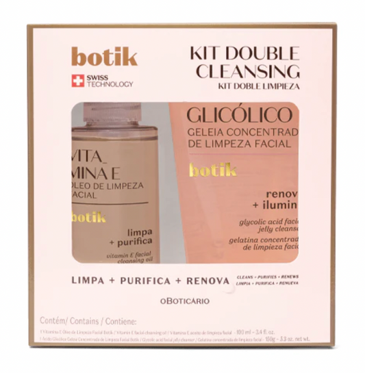 Botik Acide Glycolique Kit Double Nettoyant