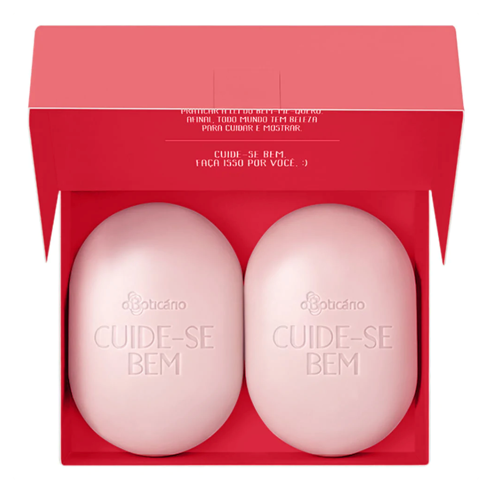 Cuide-se Bem Barre de Savon Fraise &amp; Lait 2X 80g