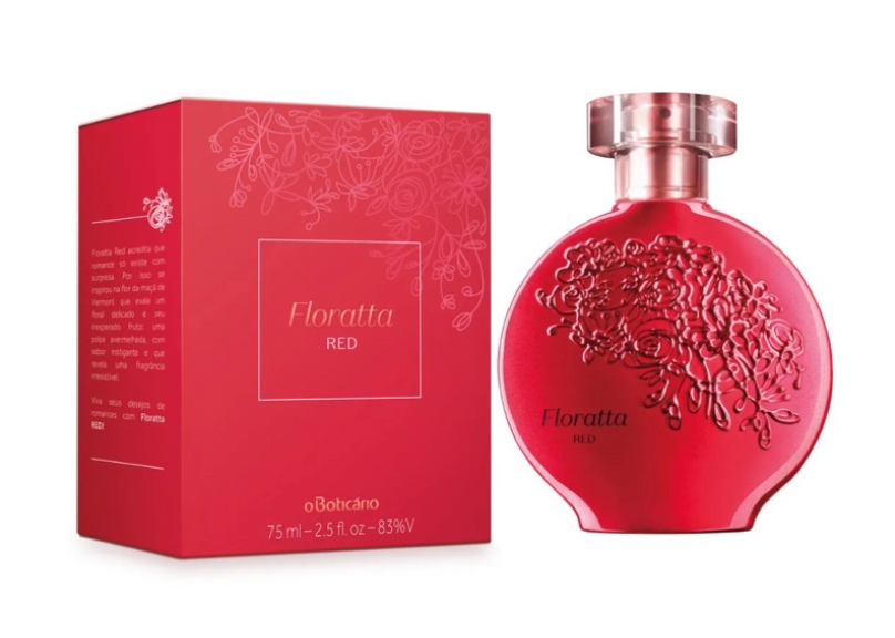 Frasco de Floratta Red Desodorante Colônia, O Boticário