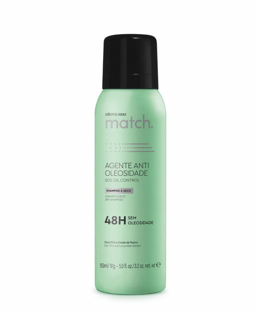 Match Shampoo a Seco Antioleosidade, 150ml