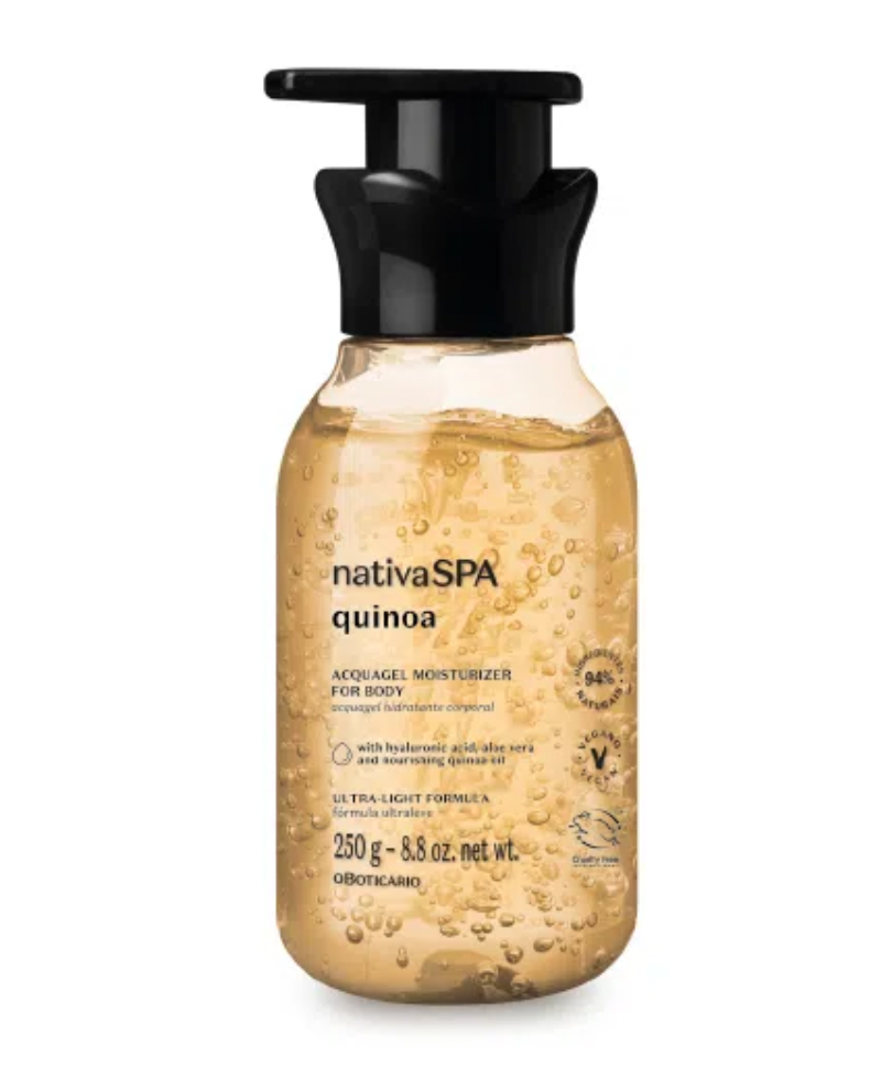 NSPA Loção Acquagel Hidrantante Quinoa, 250ml